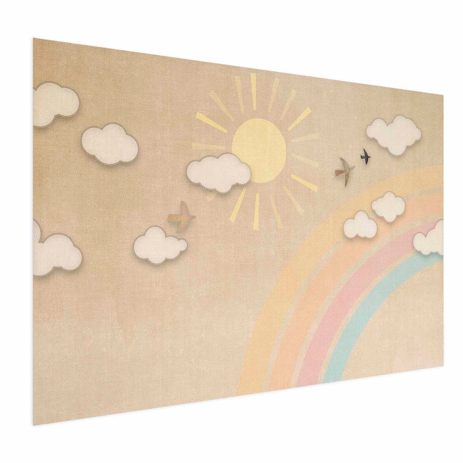 Rainbow Day Multicolor Kids Poster