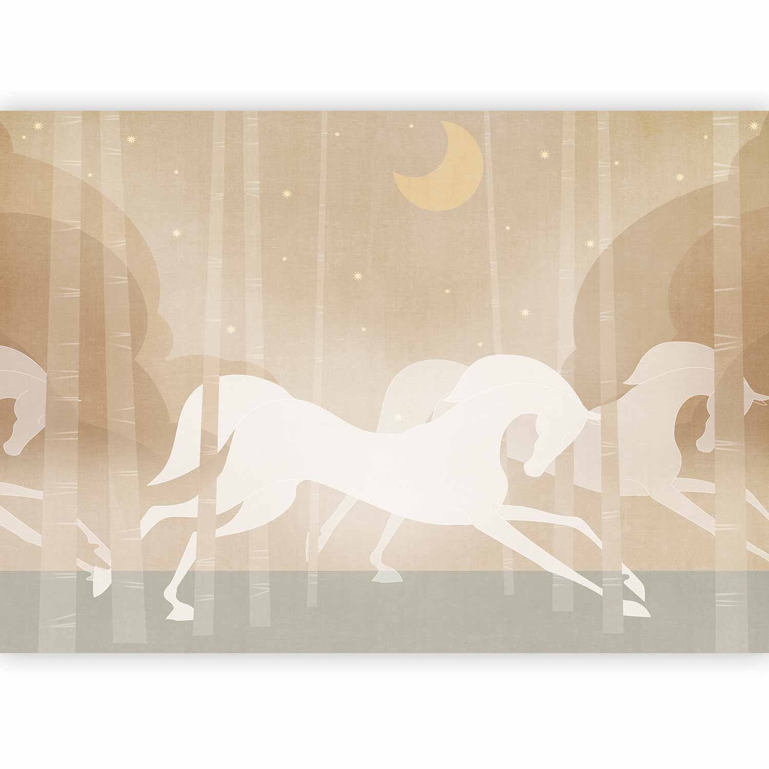 Wall Mural - Rushing Steeds