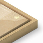 Leinwanddruck Mondpferde – Pferde galoppieren zwischen Bäumen in einer sternenklaren Nacht