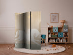 Room Divider 3-panel Moonlit Steeds