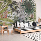 Madagascar Flora Tropical Animal Watercolour Wall Mural