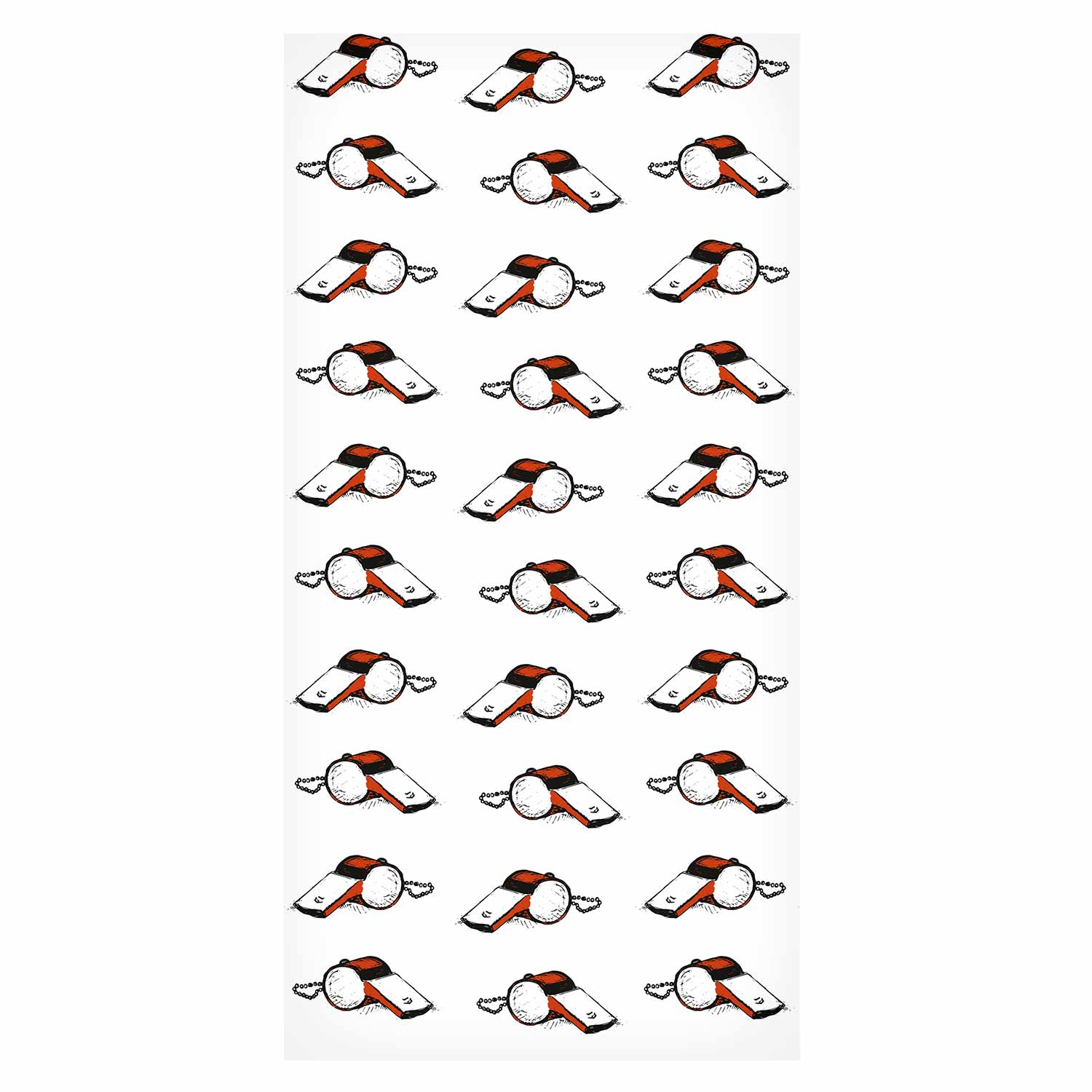 Soccer Whistles Black White Red Wallpaper