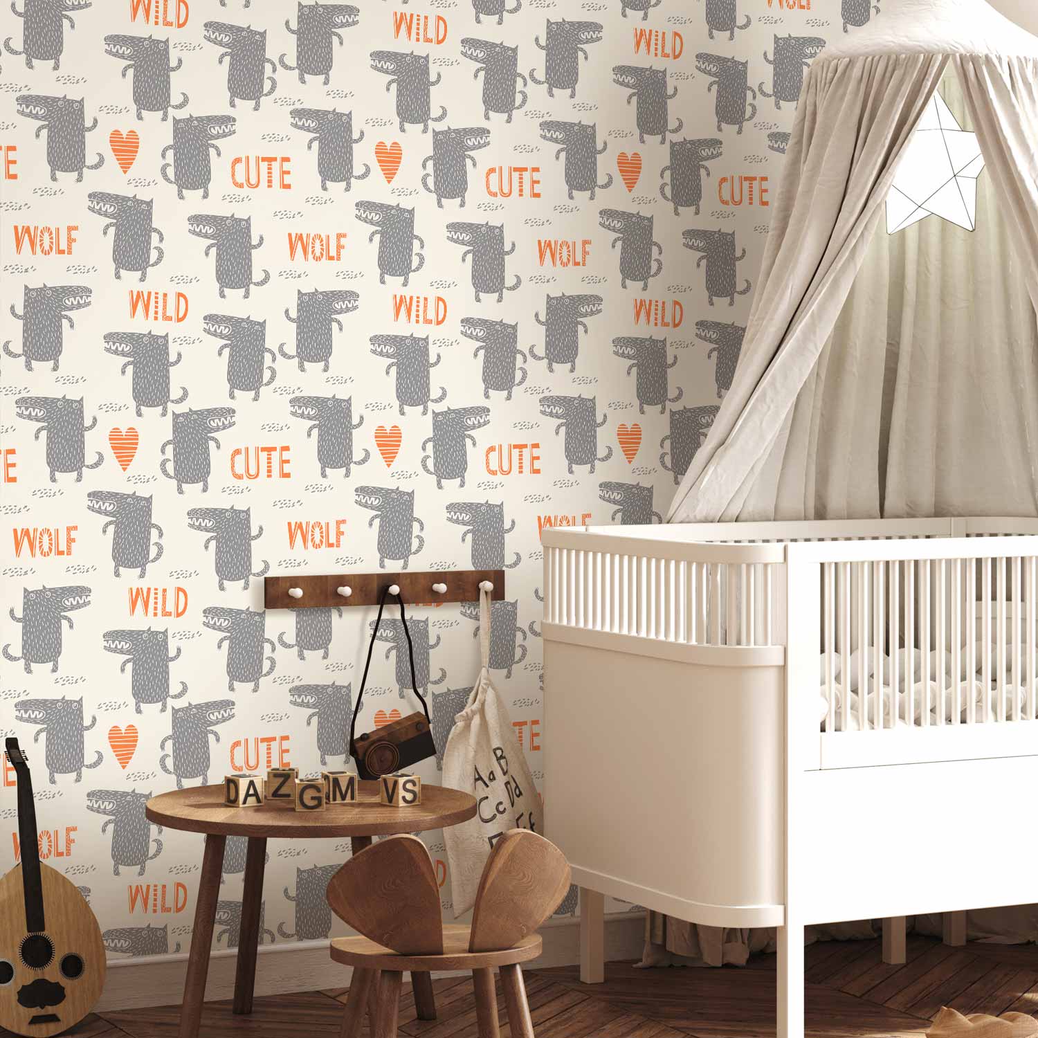 Cute Wolf Animals Wallpaper