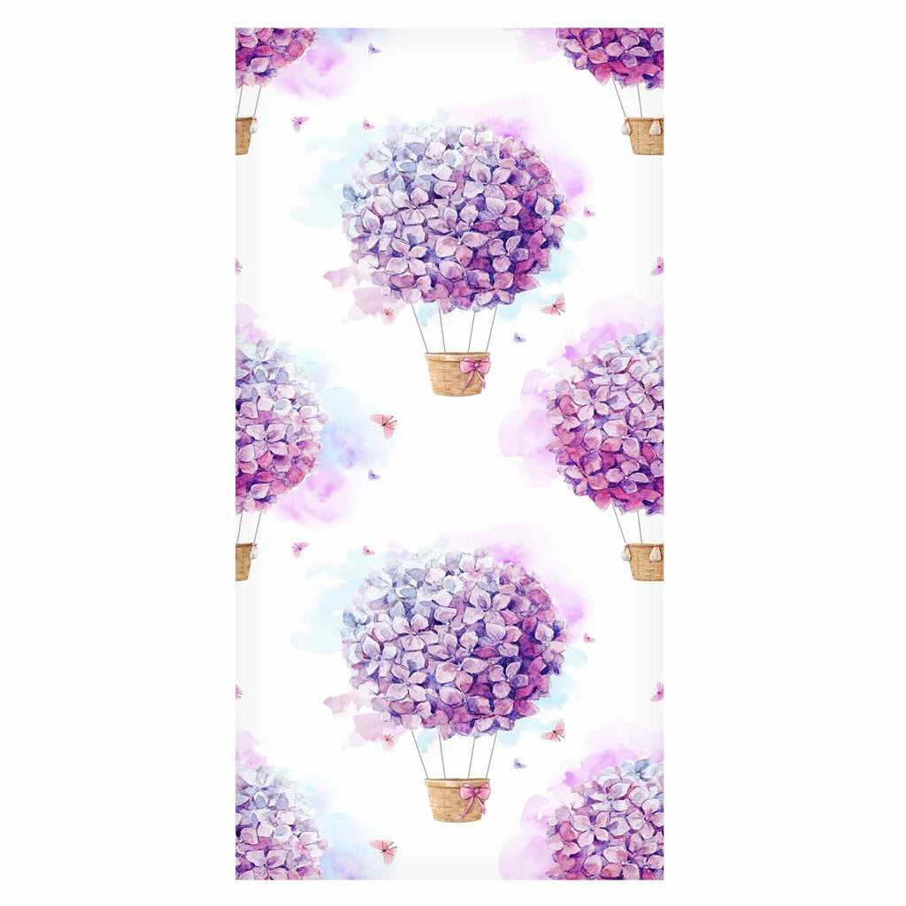 Floral Balloon Butterflies Multicolor Wallpaper