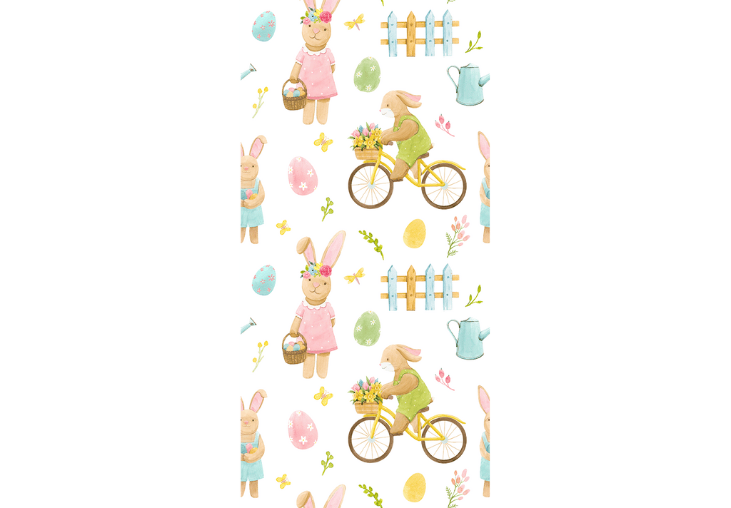 Wallpaper Bunny Idyll for Children