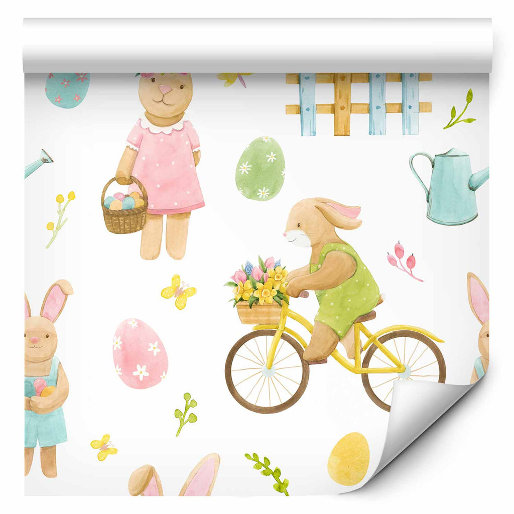 Wallpaper Bunny Idyll for Children