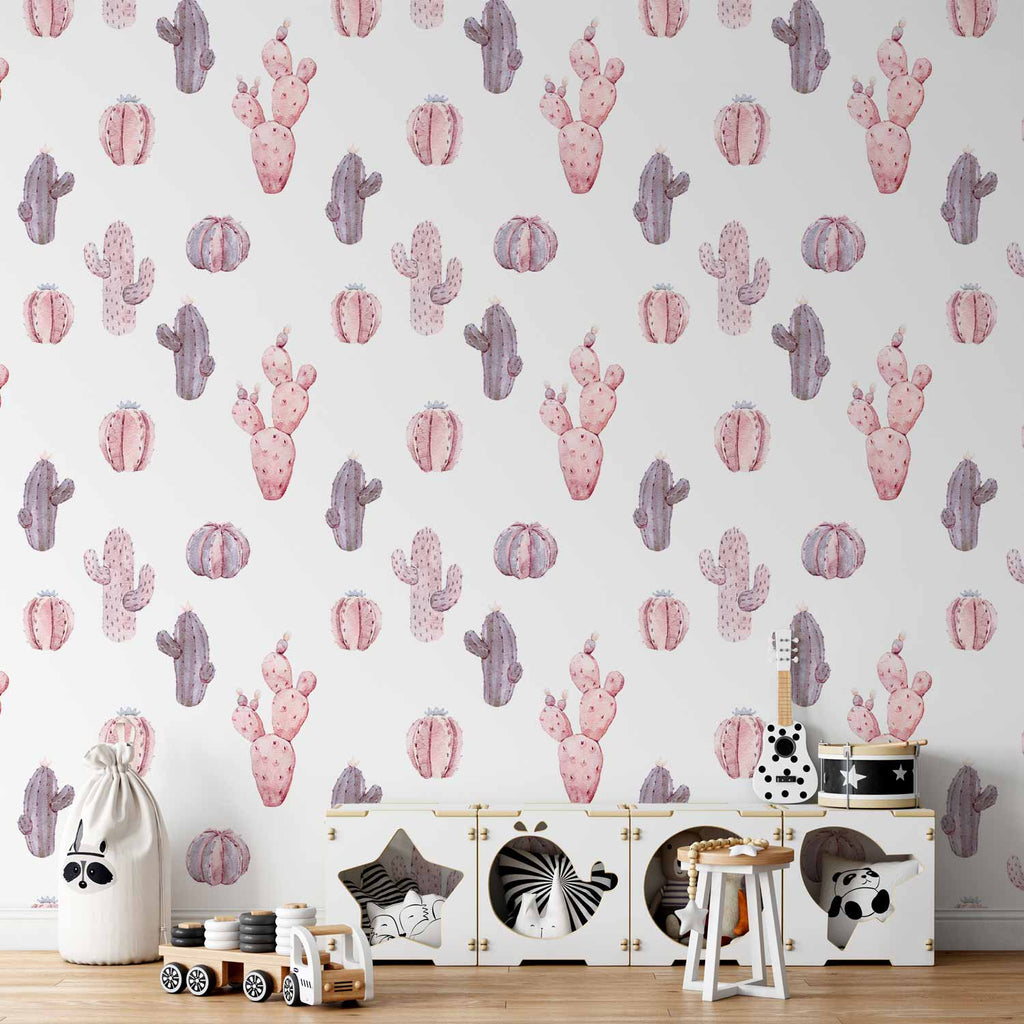 Wallpaper Pink Cacti
