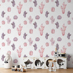 Wallpaper Pink Cacti