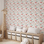 Holiday Cruise Fish and Inscription Kids Wallpaper