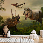 Dinosaur Forest Fantasy Wall Mural