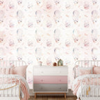 Wall Mural for Children - Feathers and Hares Theme