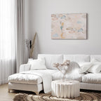 Canvas Print - Fairy-Tale Moon with Pastel Colors