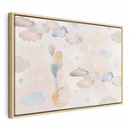 Canvas Print - Fairy-Tale Moon with Pastel Colors
