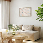 Canvas Print - Fairy-Tale Moon with Pastel Colors