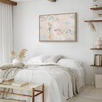 Canvas Print - Fairy-Tale Moon with Pastel Colors