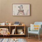 Little Animal Stars and Rainbows Kids Poster