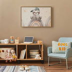 Little Animal Stars and Rainbows Kids Poster