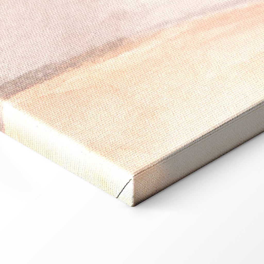 Happy Sloth Rainbow Stars Kids Canvas Print