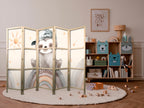 Japanese Room Divider 5-Panel for Children - Happy Sloth
