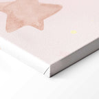 Rainbow and Moon Phases Kids Canvas Print