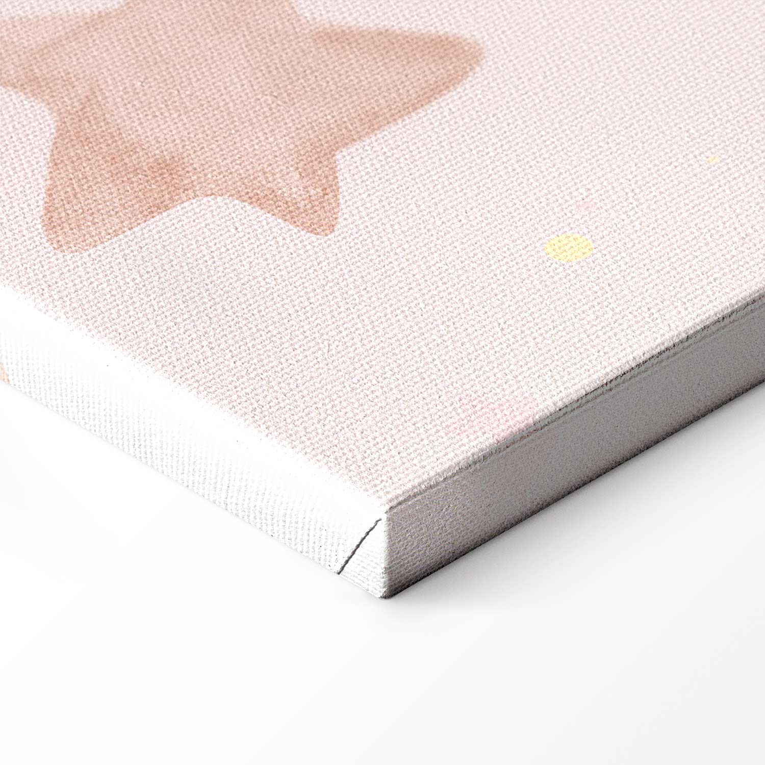 Rainbow and Moon Phases Kids Canvas Print