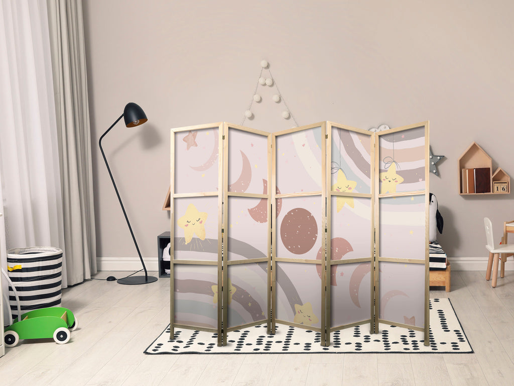 Japanese Room Divider – Joyful Sky Beige