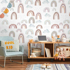 Rainbow After Rain Sky Wall Mural