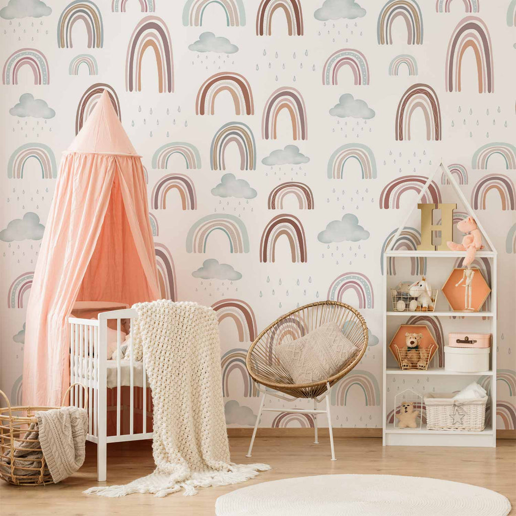 Wall Mural Rainbow After Rain for Children