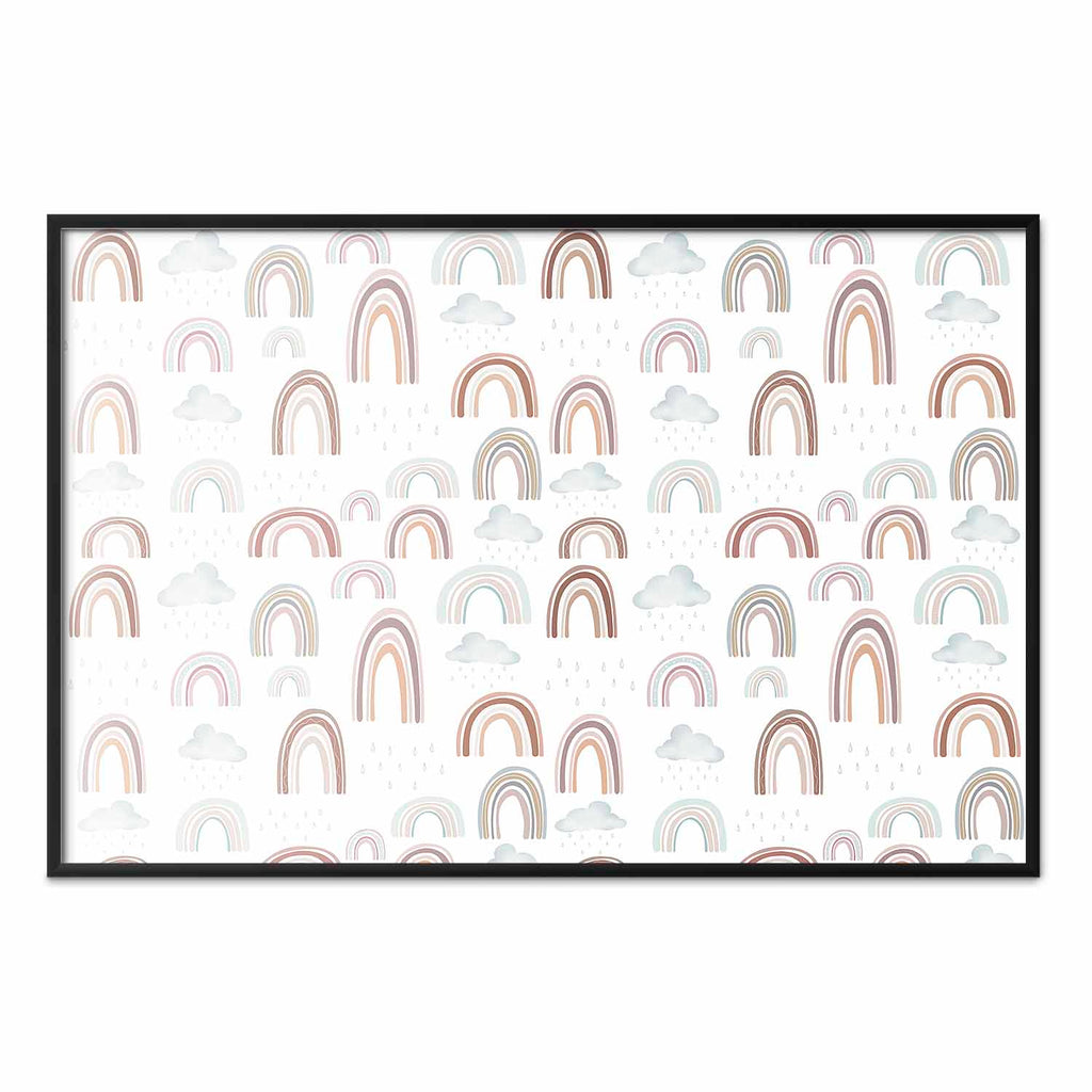 Rainbow After the Rain Kids Poster