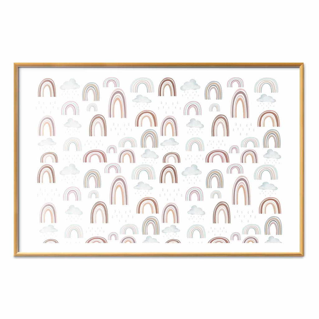 Rainbow After the Rain Kids Poster