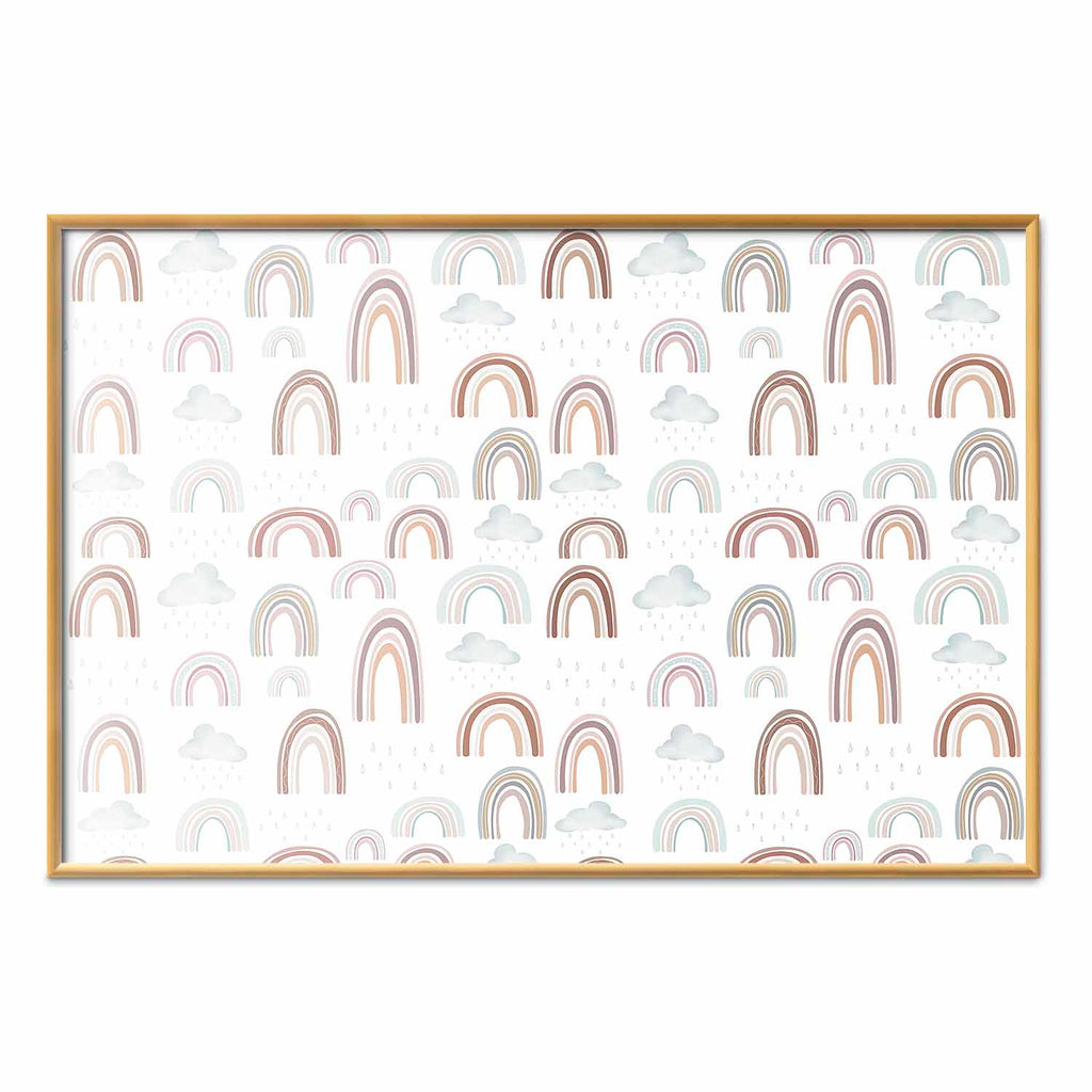 Rainbow After the Rain Kids Poster