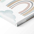 Pastel Rainbow Clouds Children's Canvas Print