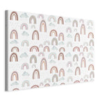 Canvas Print - Rainbows After the Storm in Pastel Hues