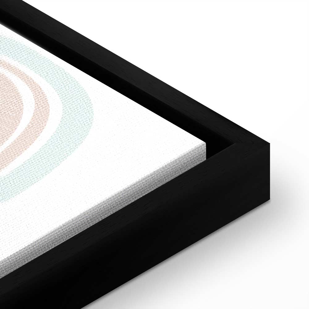 Canvas Print - Rainbows After the Storm in Pastel Hues