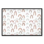 Pastel Rainbow Clouds Children's Canvas Print