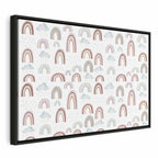 Canvas Print - Rainbows After the Storm in Pastel Hues