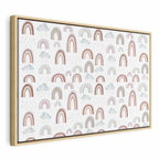 Canvas Print - Rainbows After the Storm in Pastel Hues