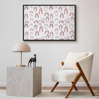 Canvas Print - Rainbows After the Storm in Pastel Hues