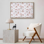 Canvas Print - Rainbows After the Storm in Pastel Hues