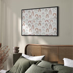 Canvas Print - Rainbows After the Storm in Pastel Hues