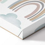 Pastel Rainbow Clouds Children's Canvas Print