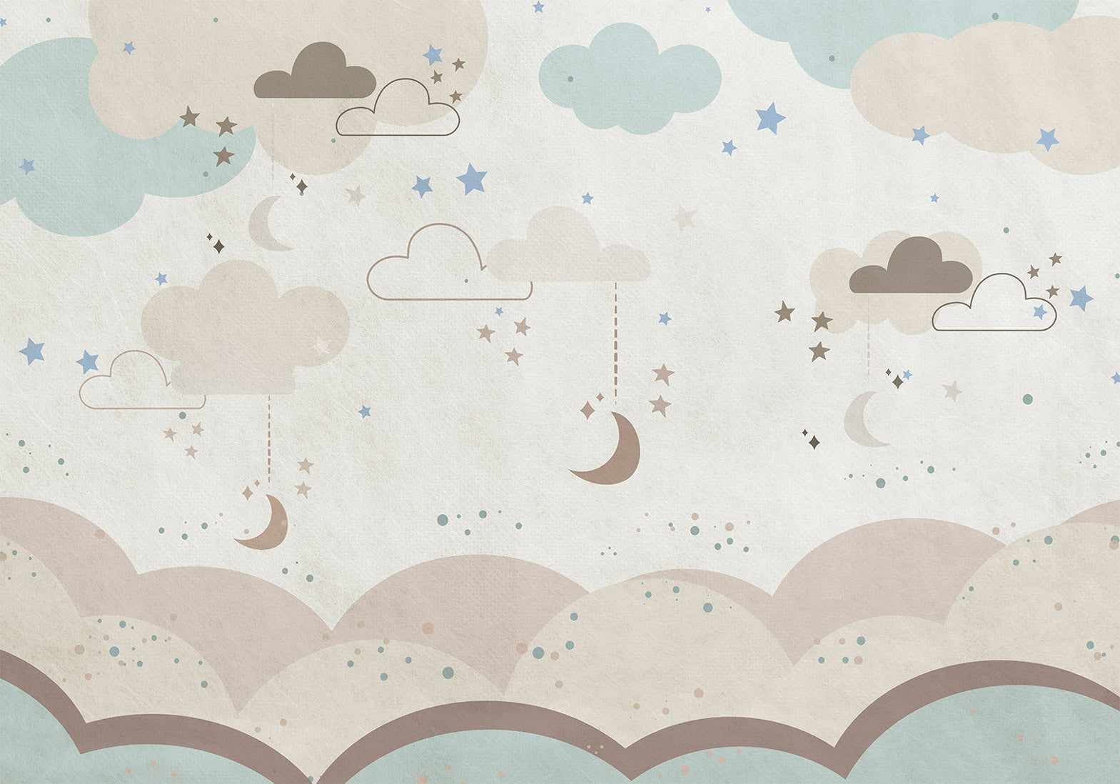 Wall Mural - Fairytale Night: Dreamy Kids Room Art