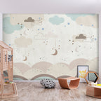 Wall Mural - Fairytale Night: Dreamy Kids Room Art