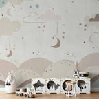 Wall Mural - Fairytale Night: Dreamy Kids Room Art