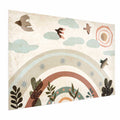 Rainbow and Birds Kids Poster