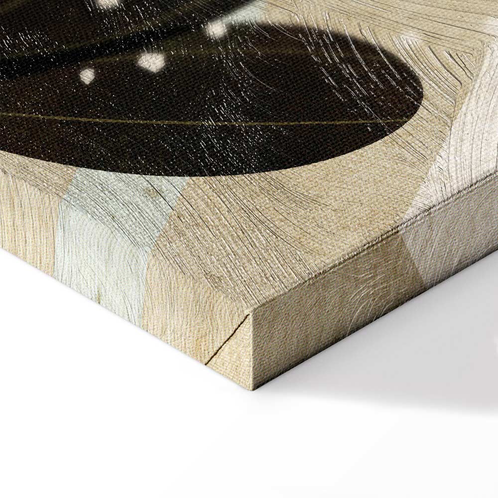 Rainbow Sun and Birds Kids Canvas Print