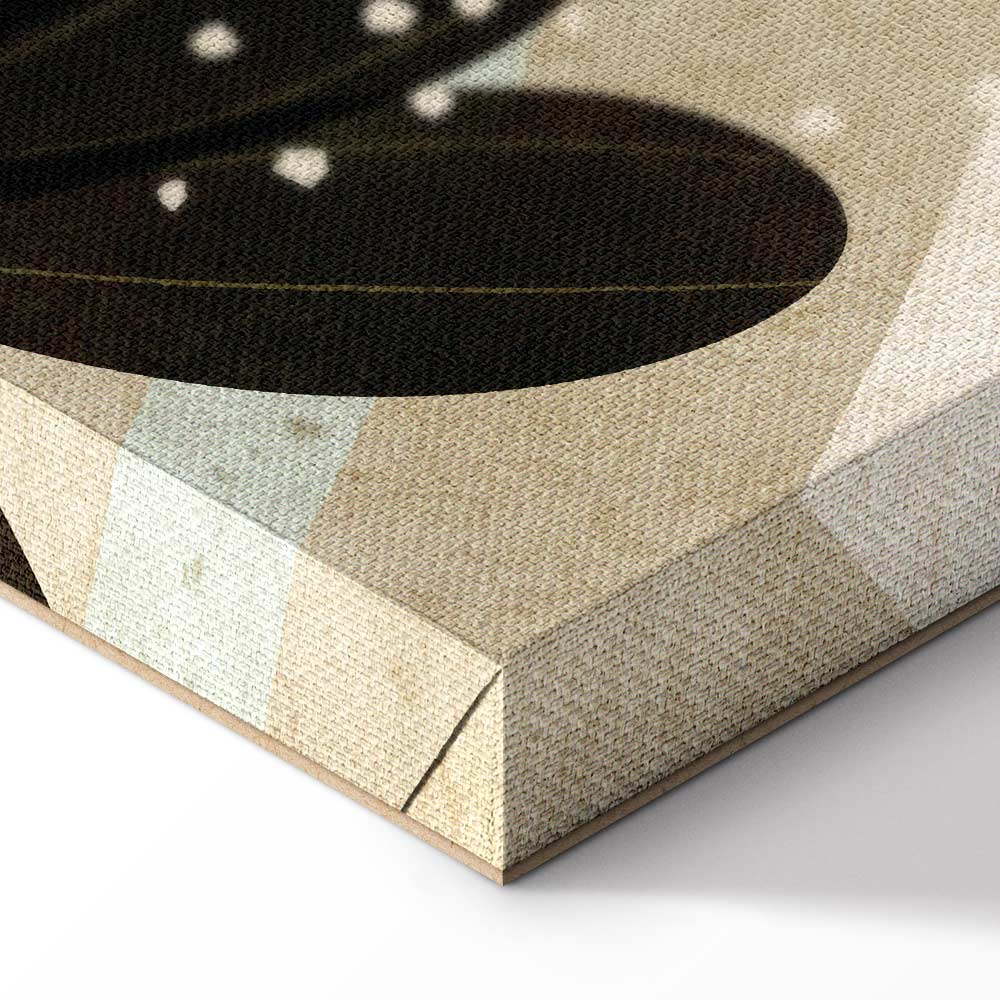 Rainbow Sun and Birds Kids Canvas Print