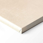 Zoo Alphabet Beige Children's Canvas Print