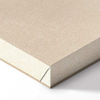 Zoo Alphabet Beige Children's Canvas Print