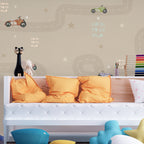 Wall Mural Racing Cars for Kids